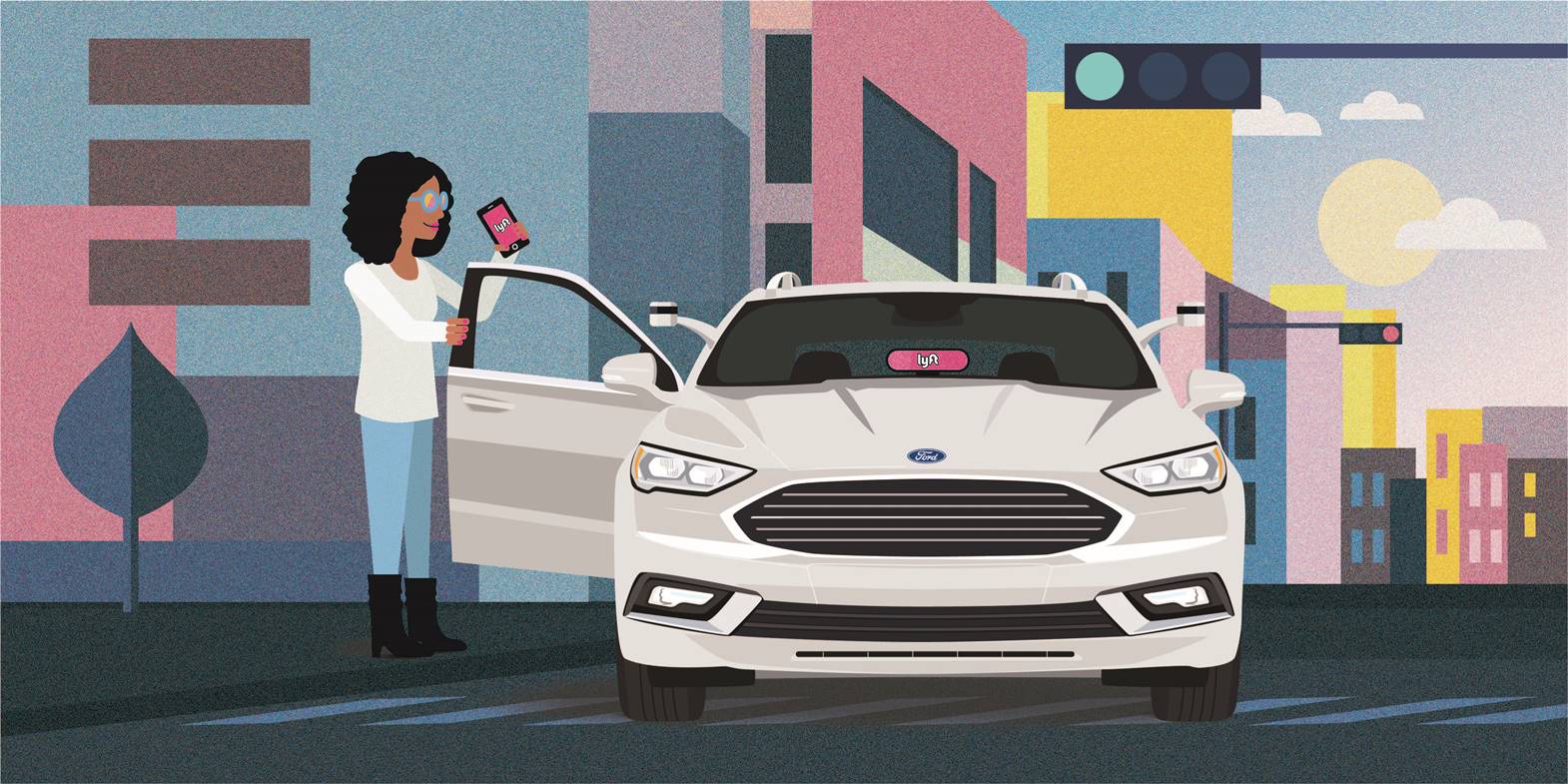 كيف تتعاون فورد و"ليفت Lyft" لتعميم استخدام السيارات ذاتية القيادة؟